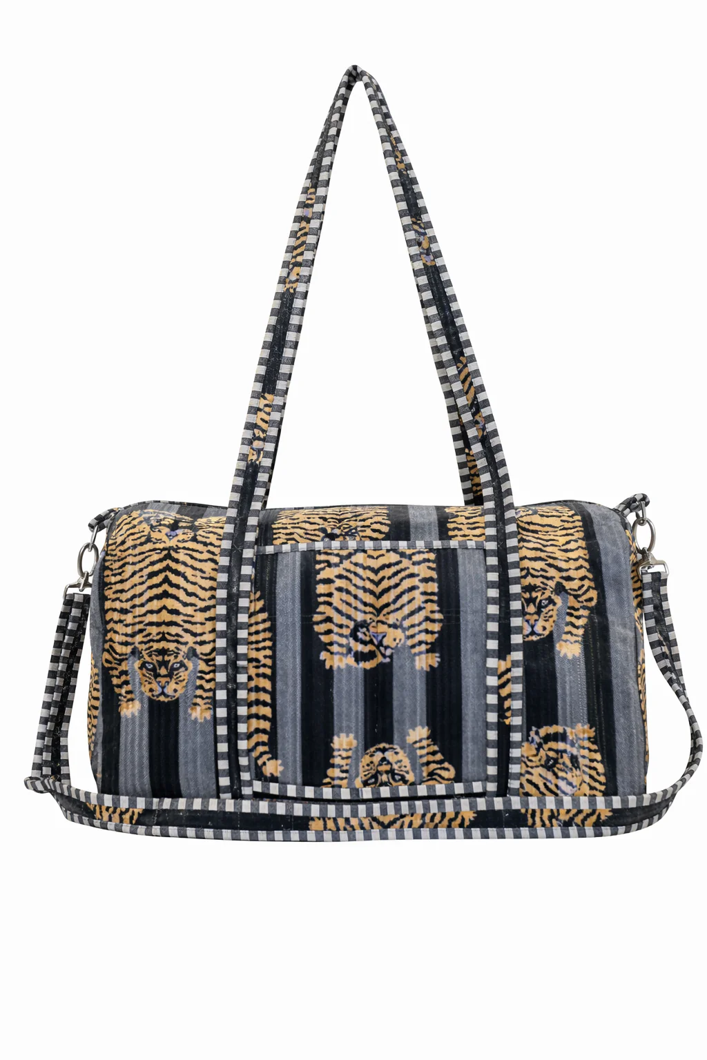 The Tibetan Tiger Velvet Weekender - Image 72