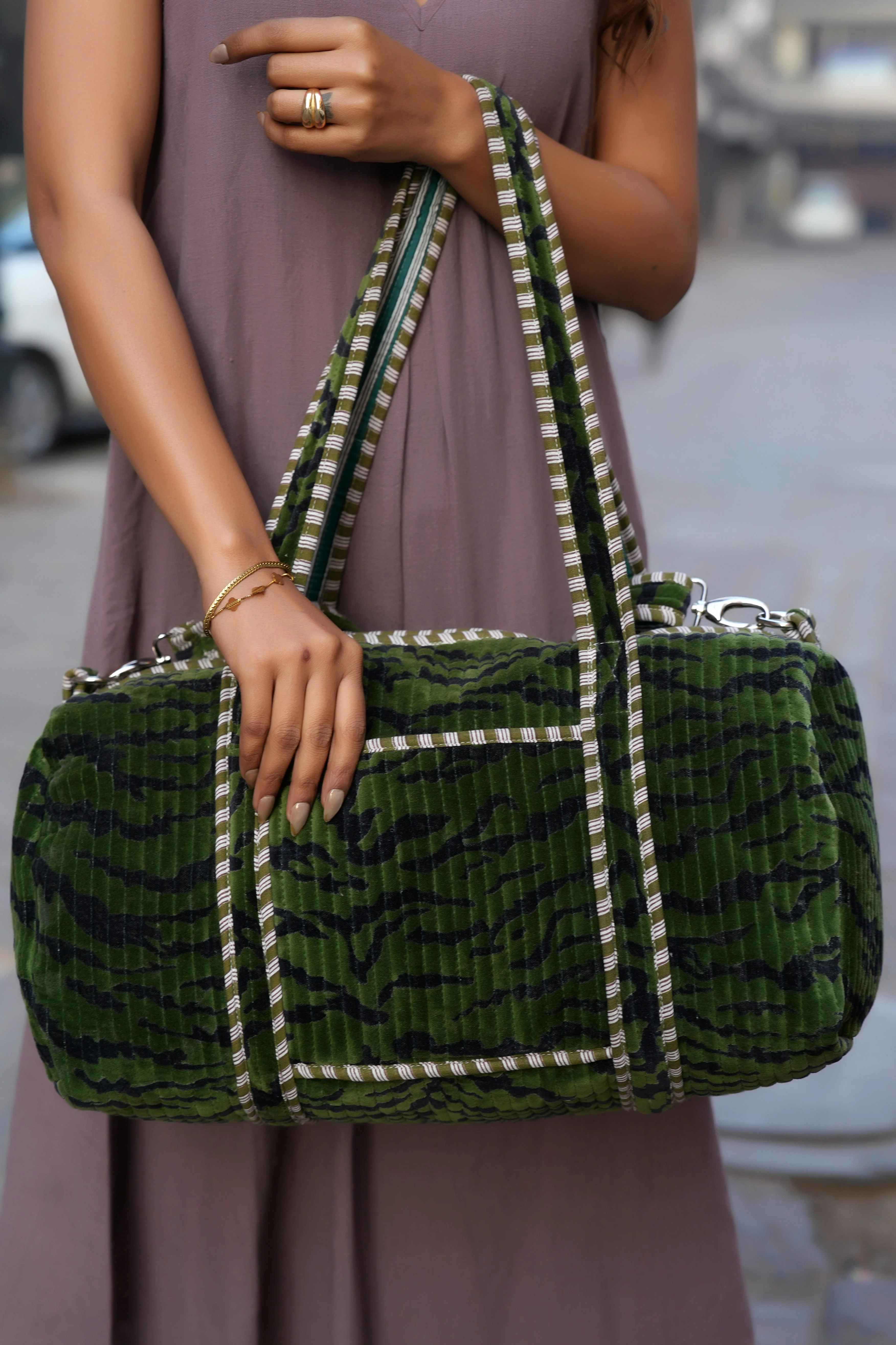 The Tiger Velvet Weekender - Image 21