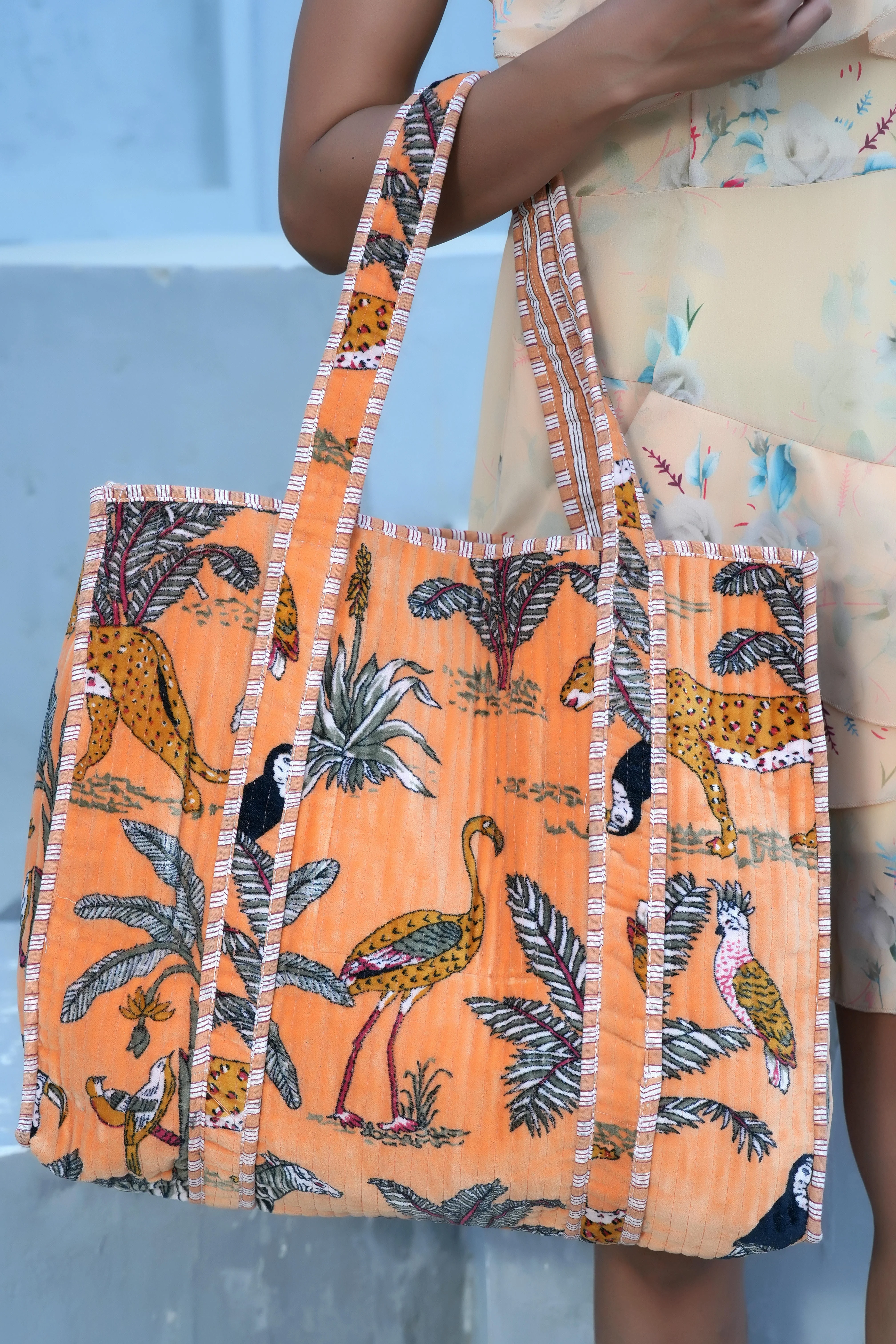 The Jungle Tote in Velvet - Image 101