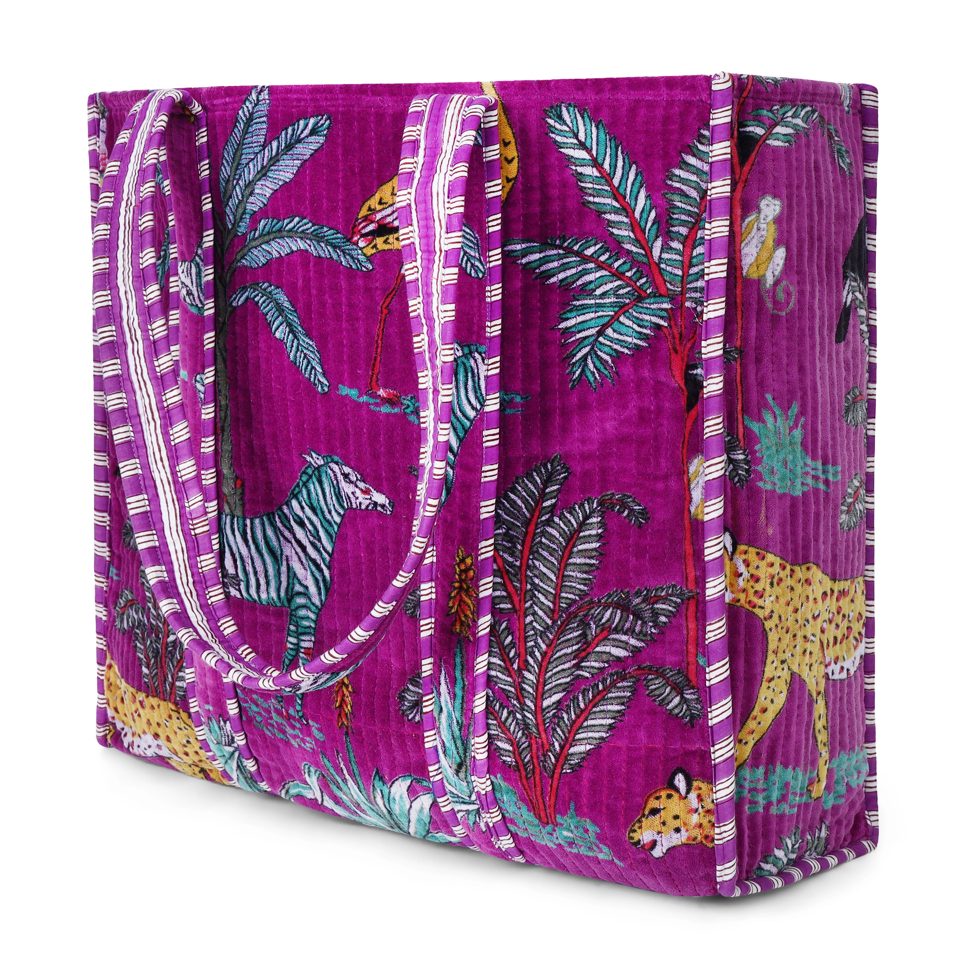 The Jungle Tote in Velvet - Image 11