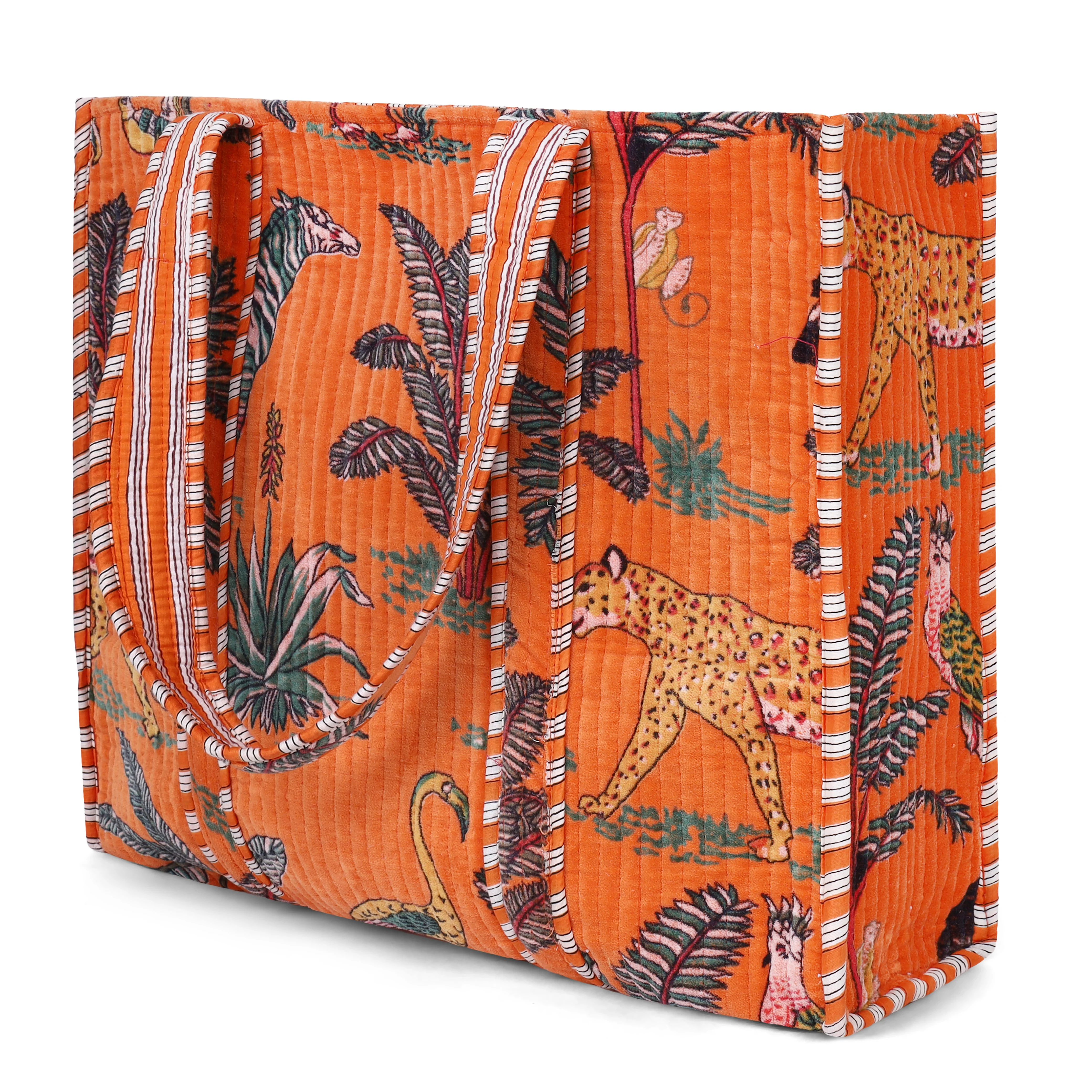 The Jungle Tote in Velvet - Image 12