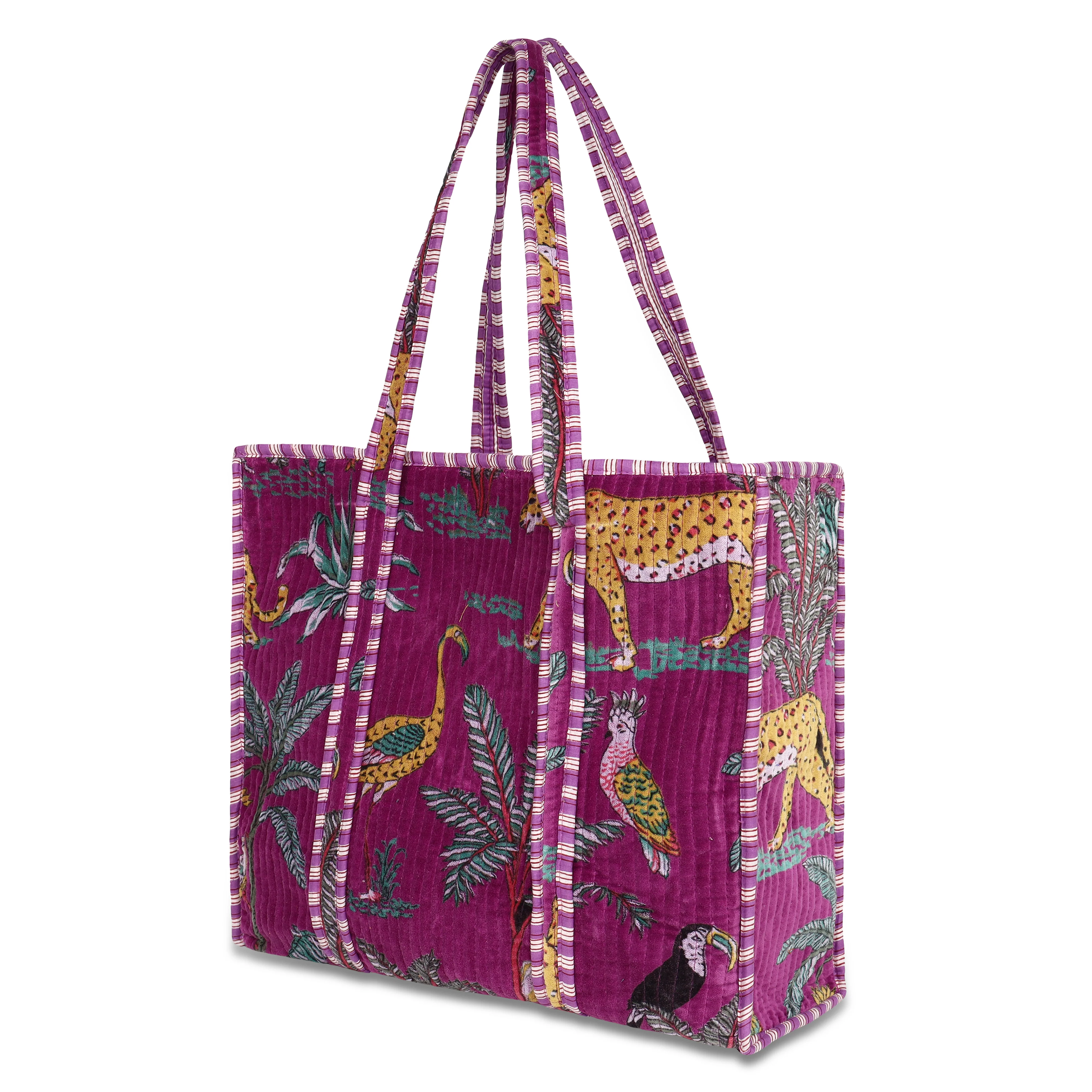 The Jungle Tote in Velvet - Image 20