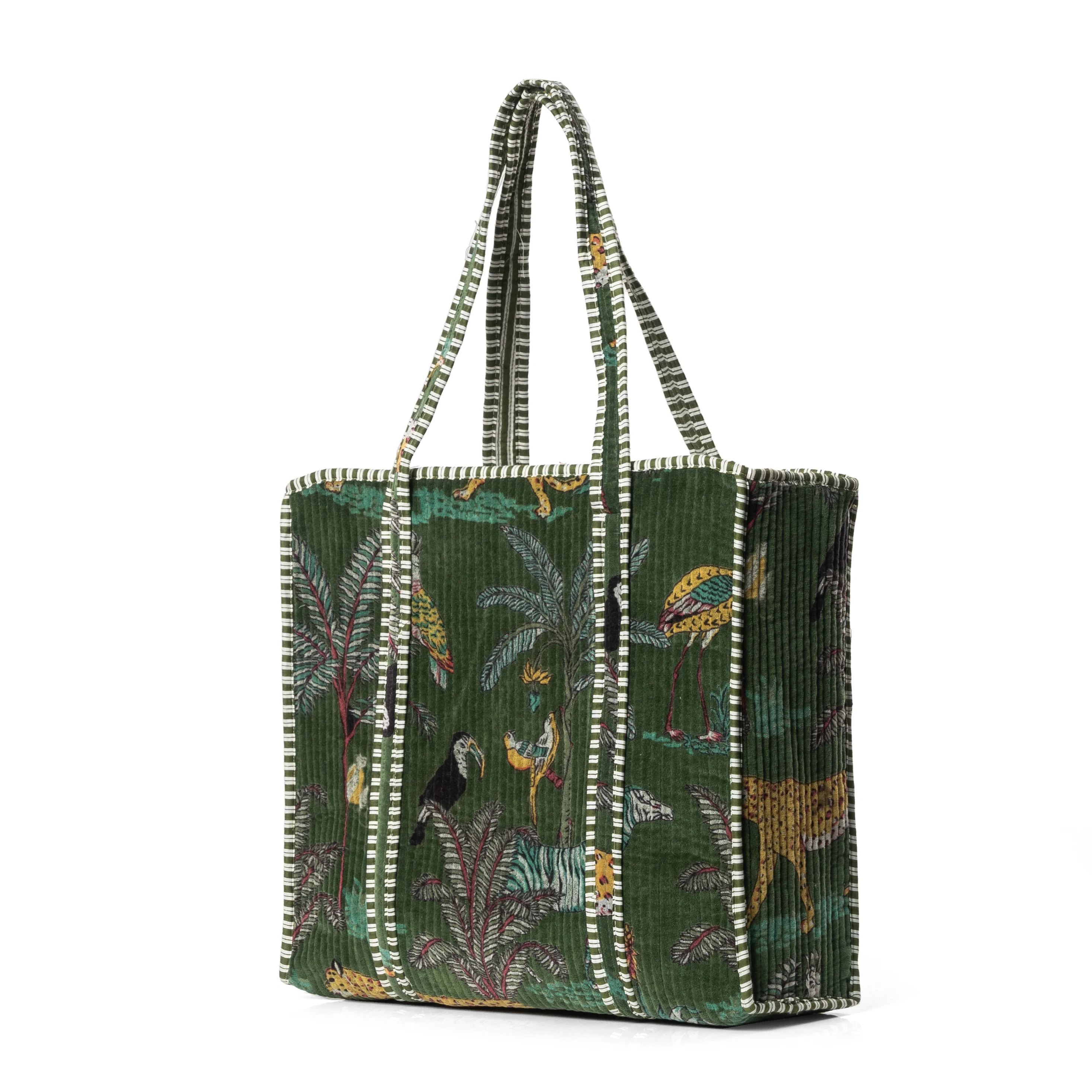 The Jungle Tote in Velvet - Image 23