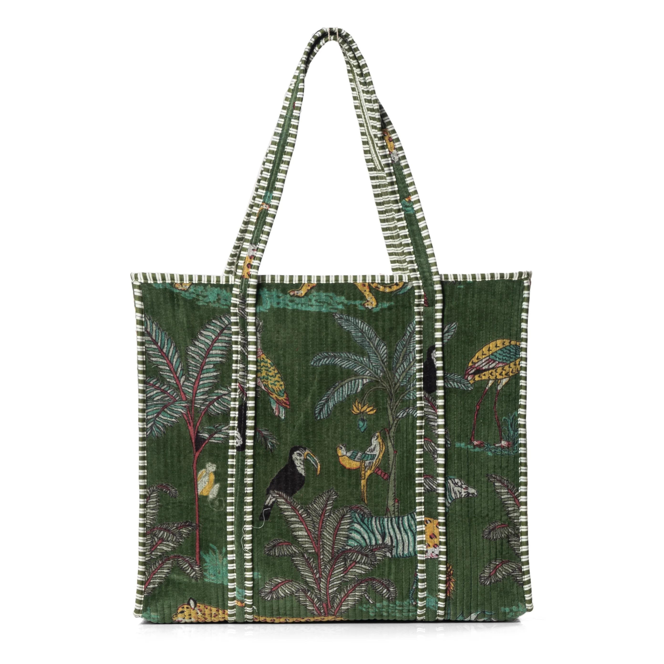 The Jungle Tote in Velvet - Image 24