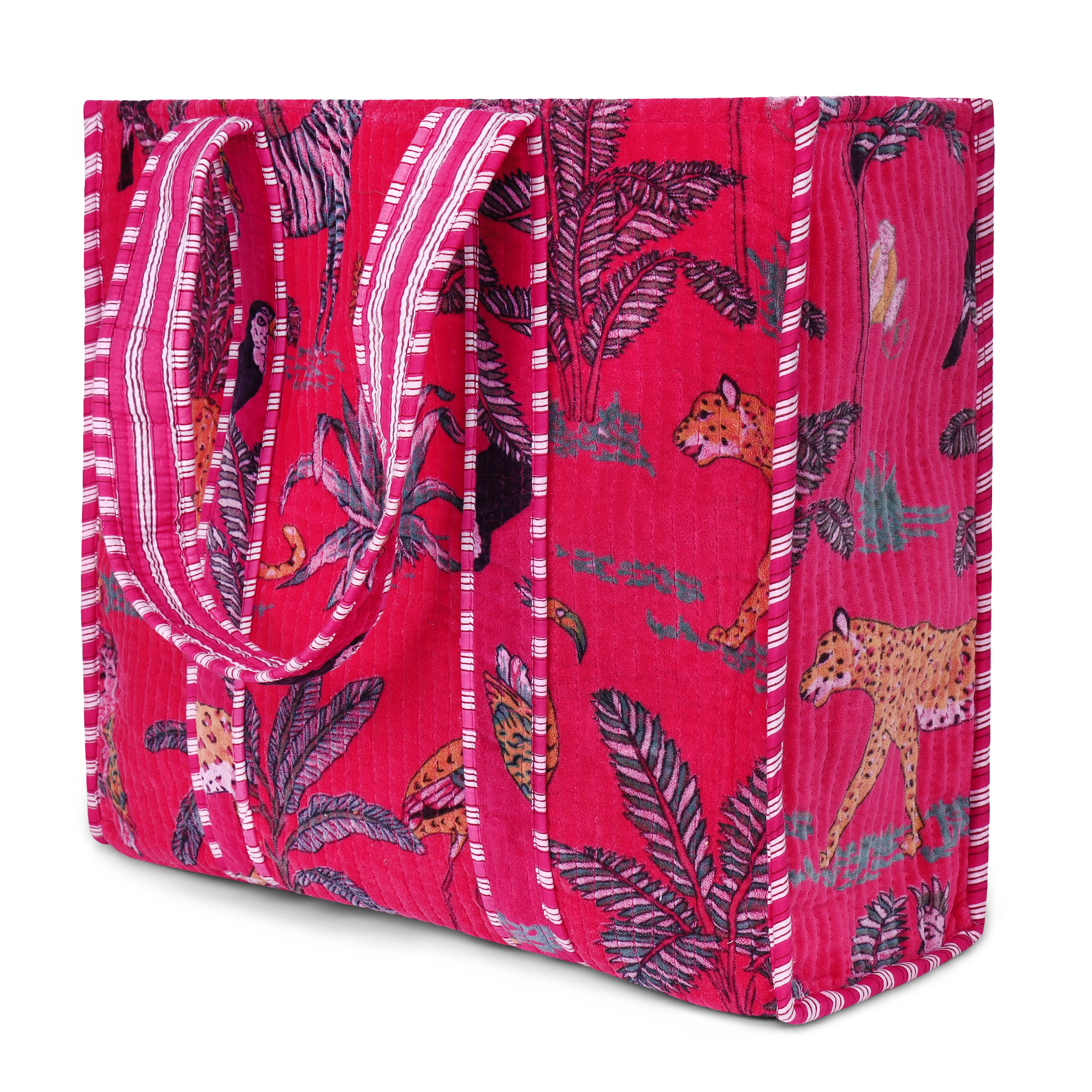 The Jungle Tote in Velvet - Image 25