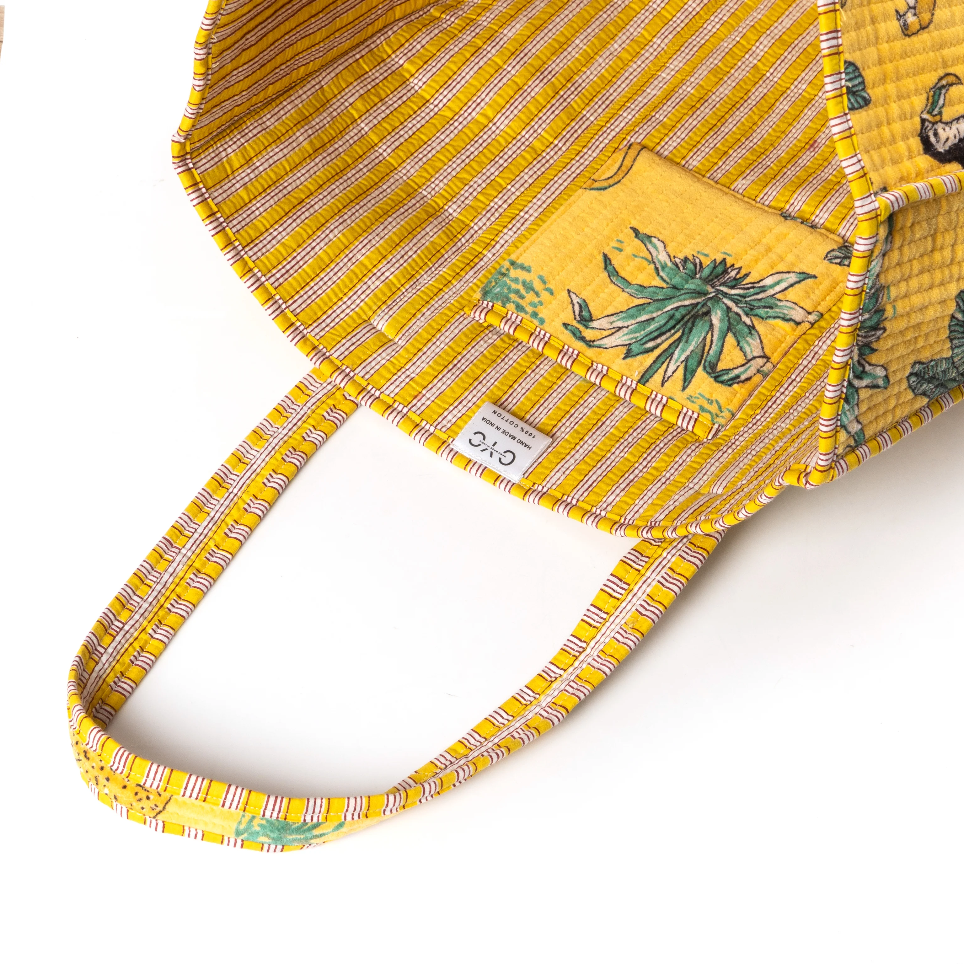 The Jungle Tote in Velvet - Image 4