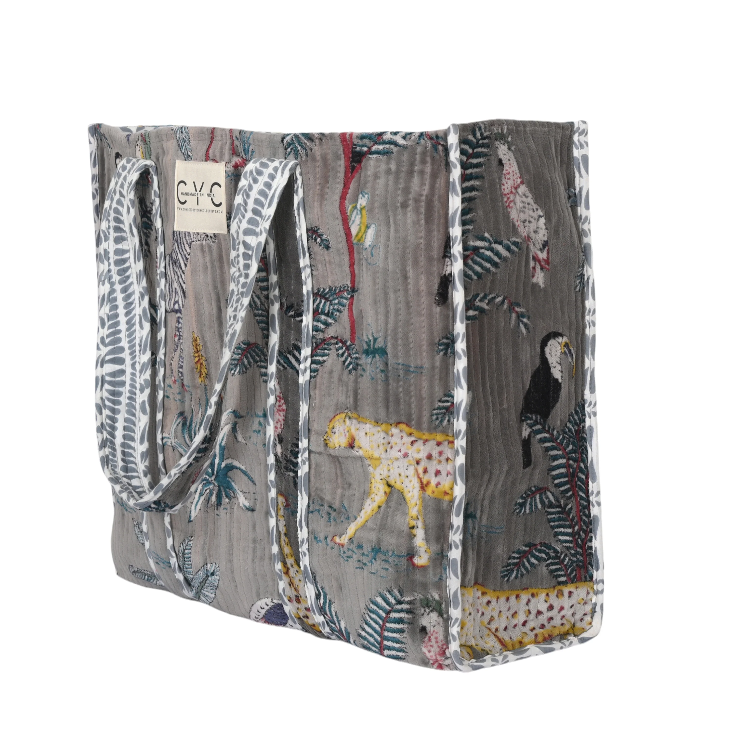 The Jungle Tote in Velvet - Image 42