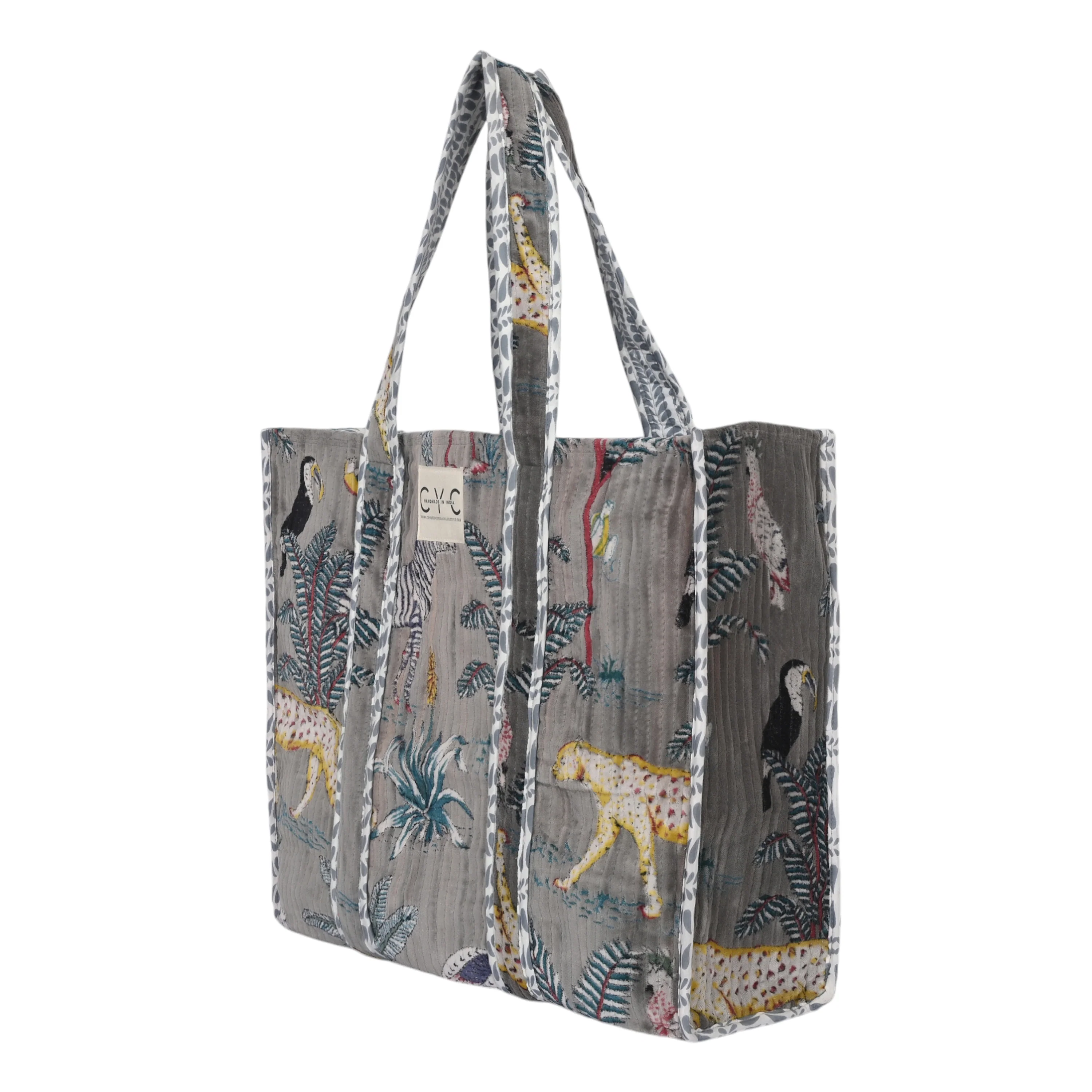 The Jungle Tote in Velvet - Image 44