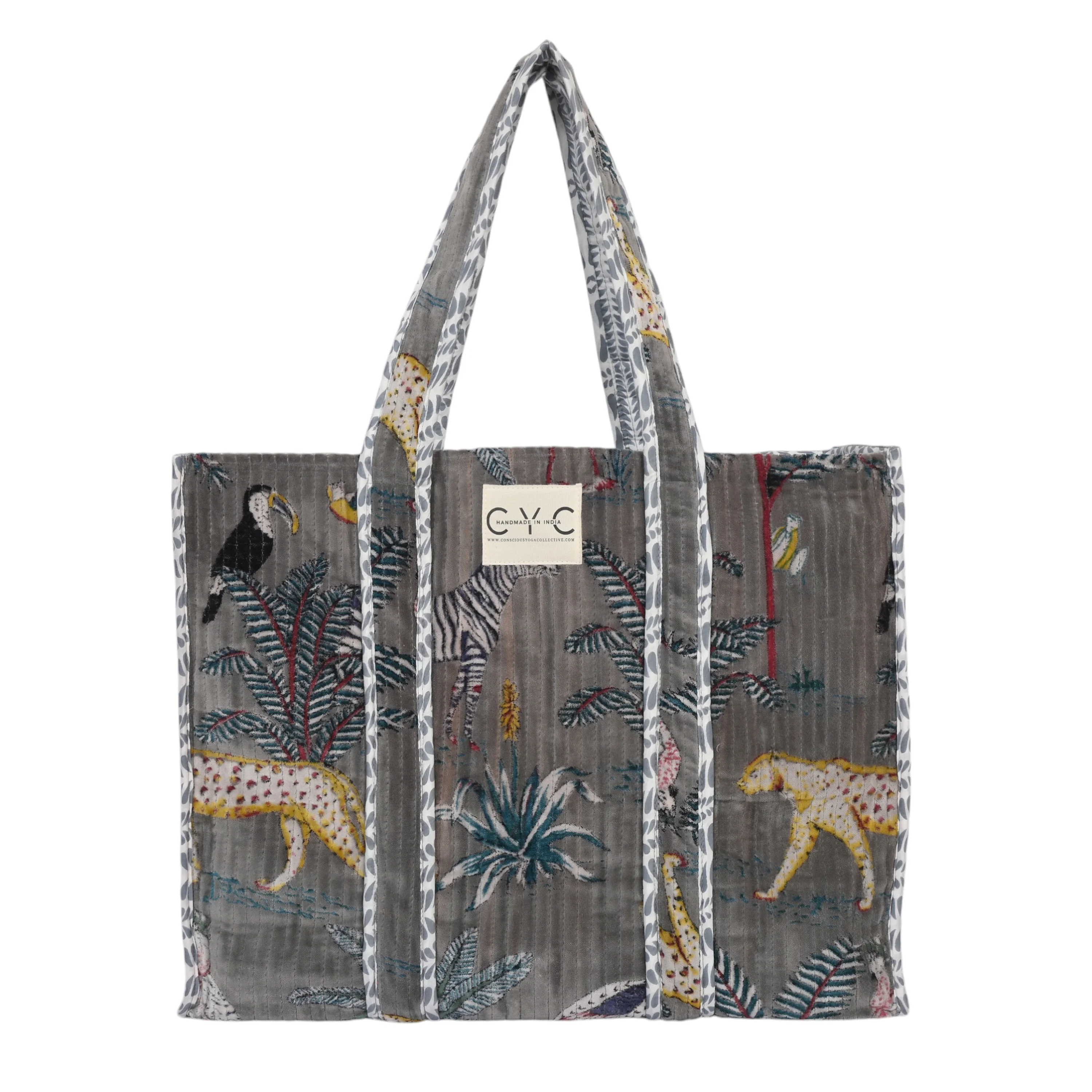 The Jungle Tote in Velvet - Image 46
