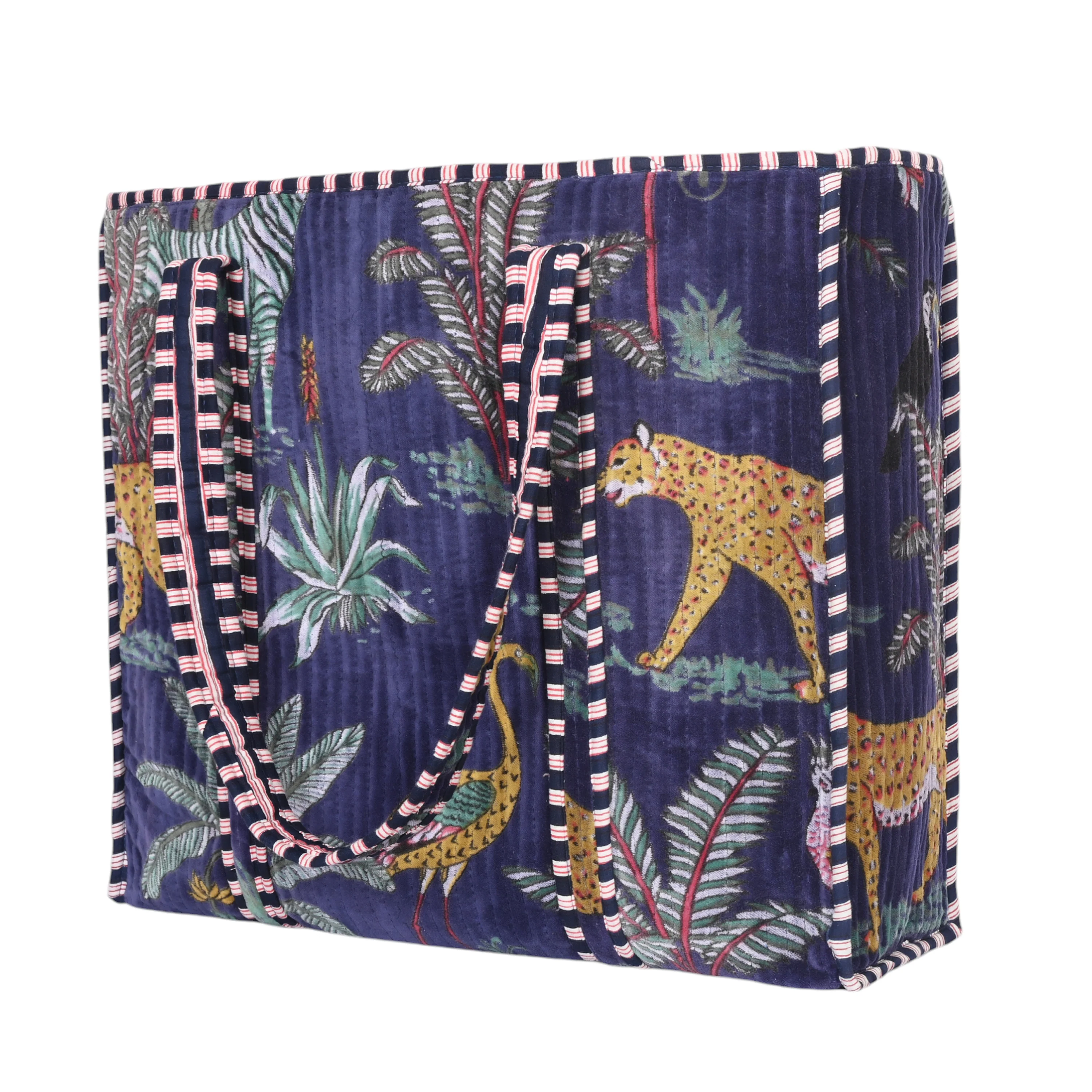 The Jungle Tote in Velvet - Image 51