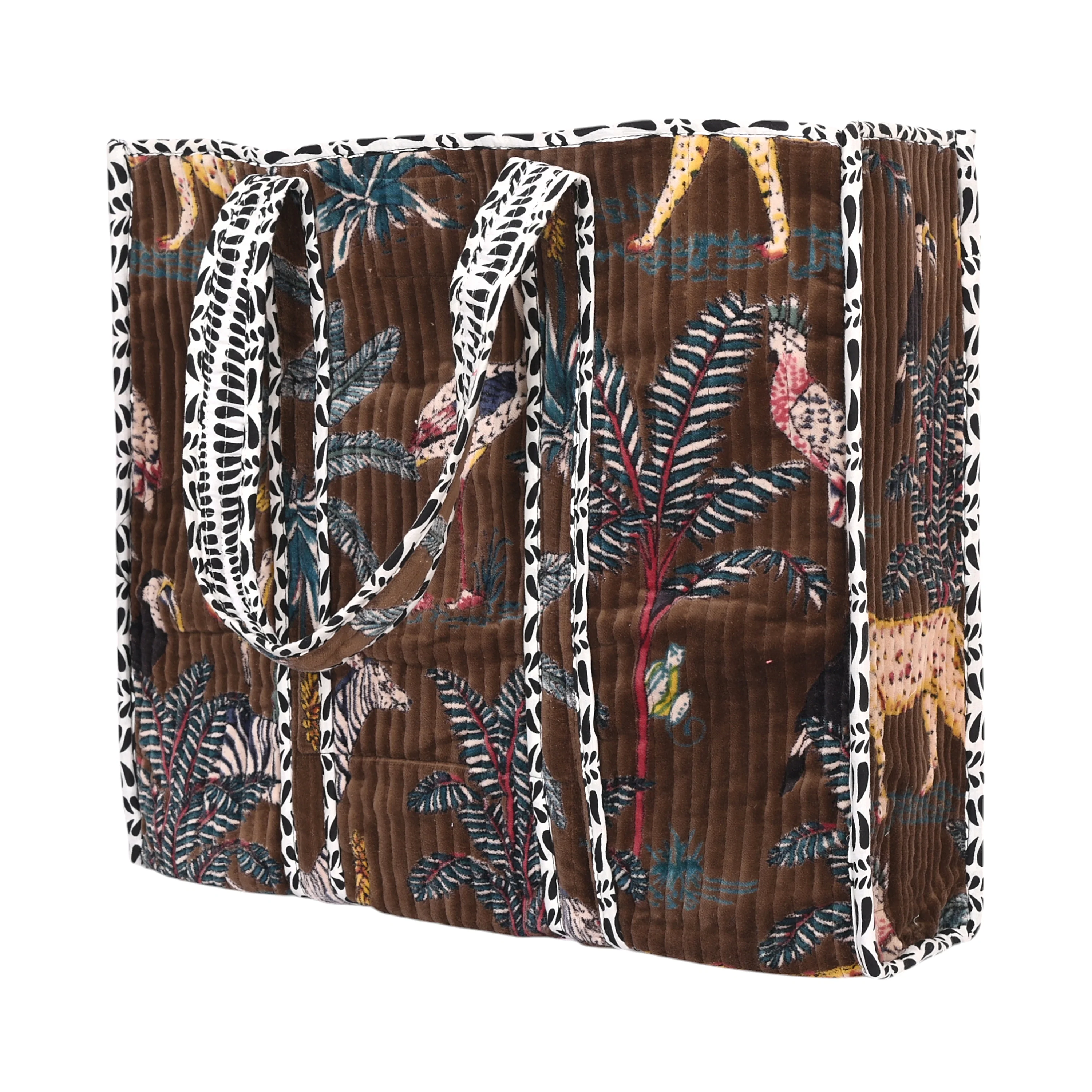 The Jungle Tote in Velvet - Image 60