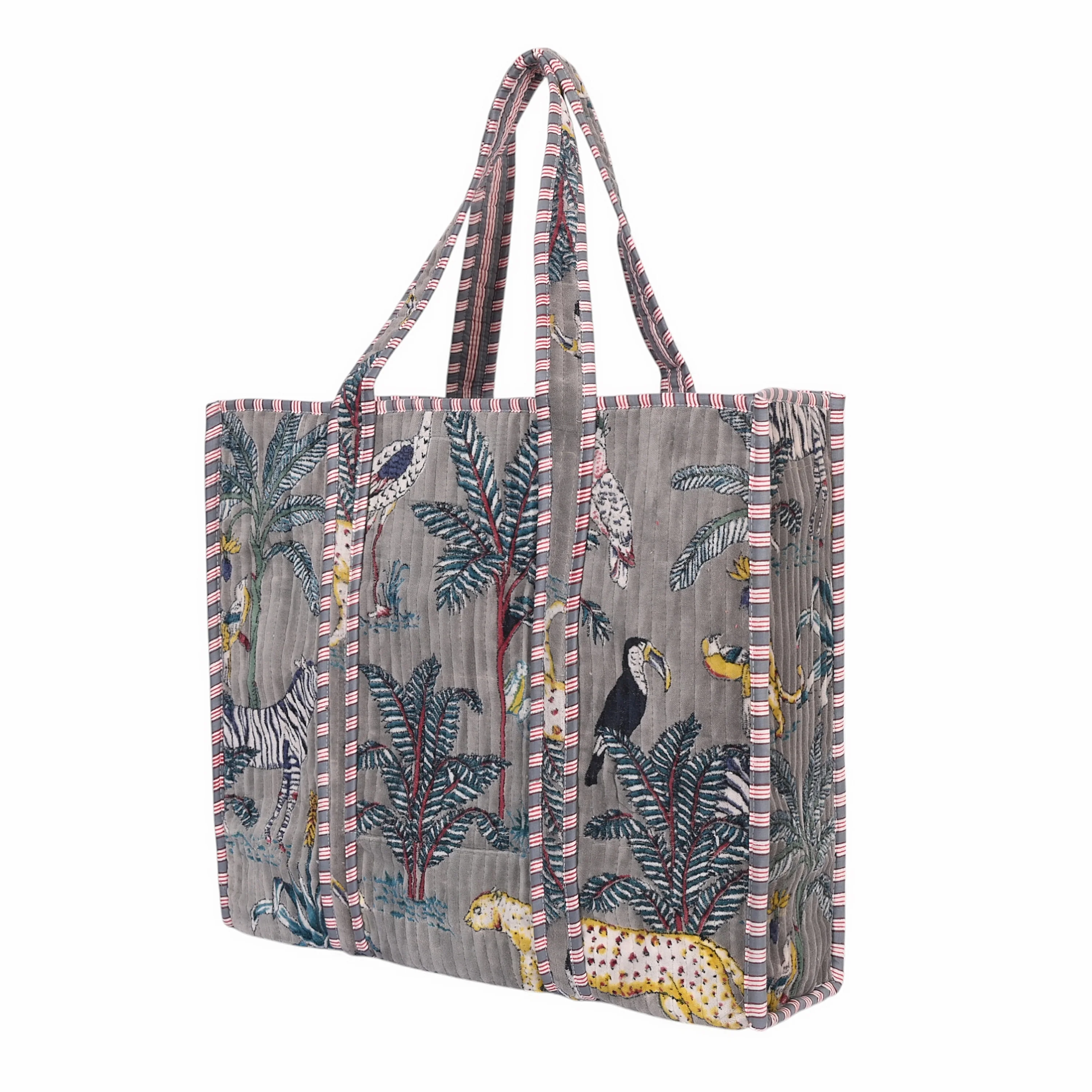 The Jungle Tote in Velvet - Image 65