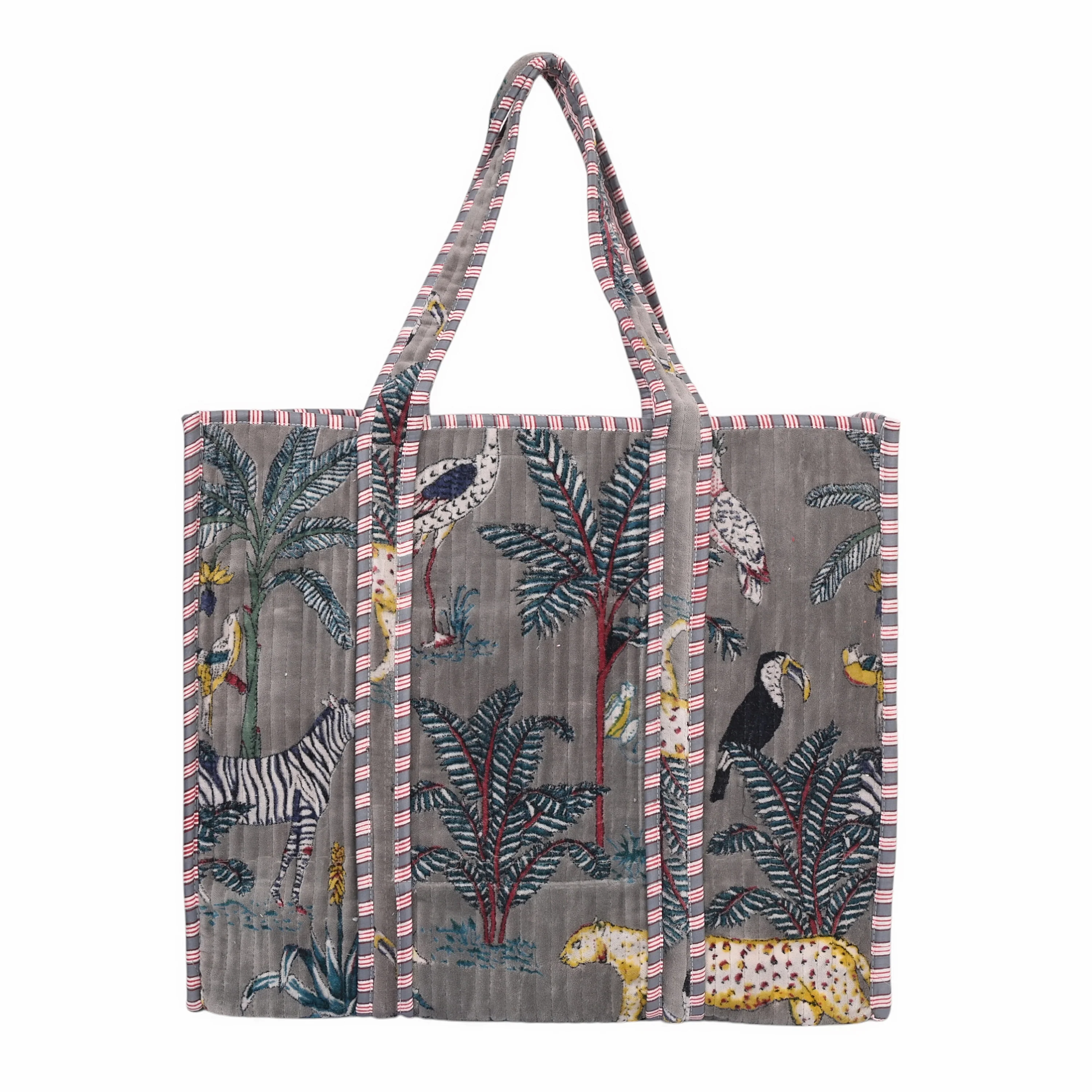 The Jungle Tote in Velvet - Image 66