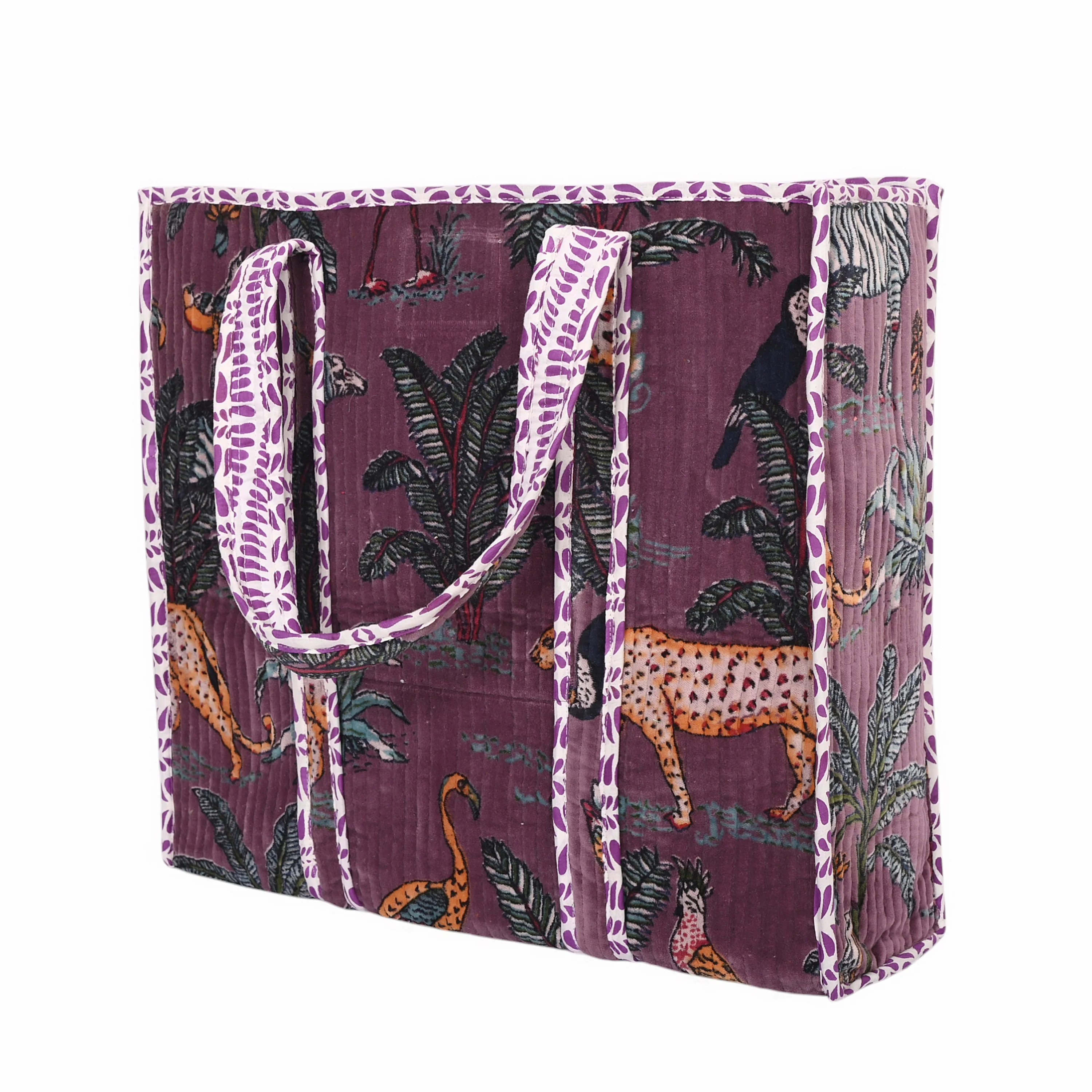 The Jungle Tote in Velvet - Image 67