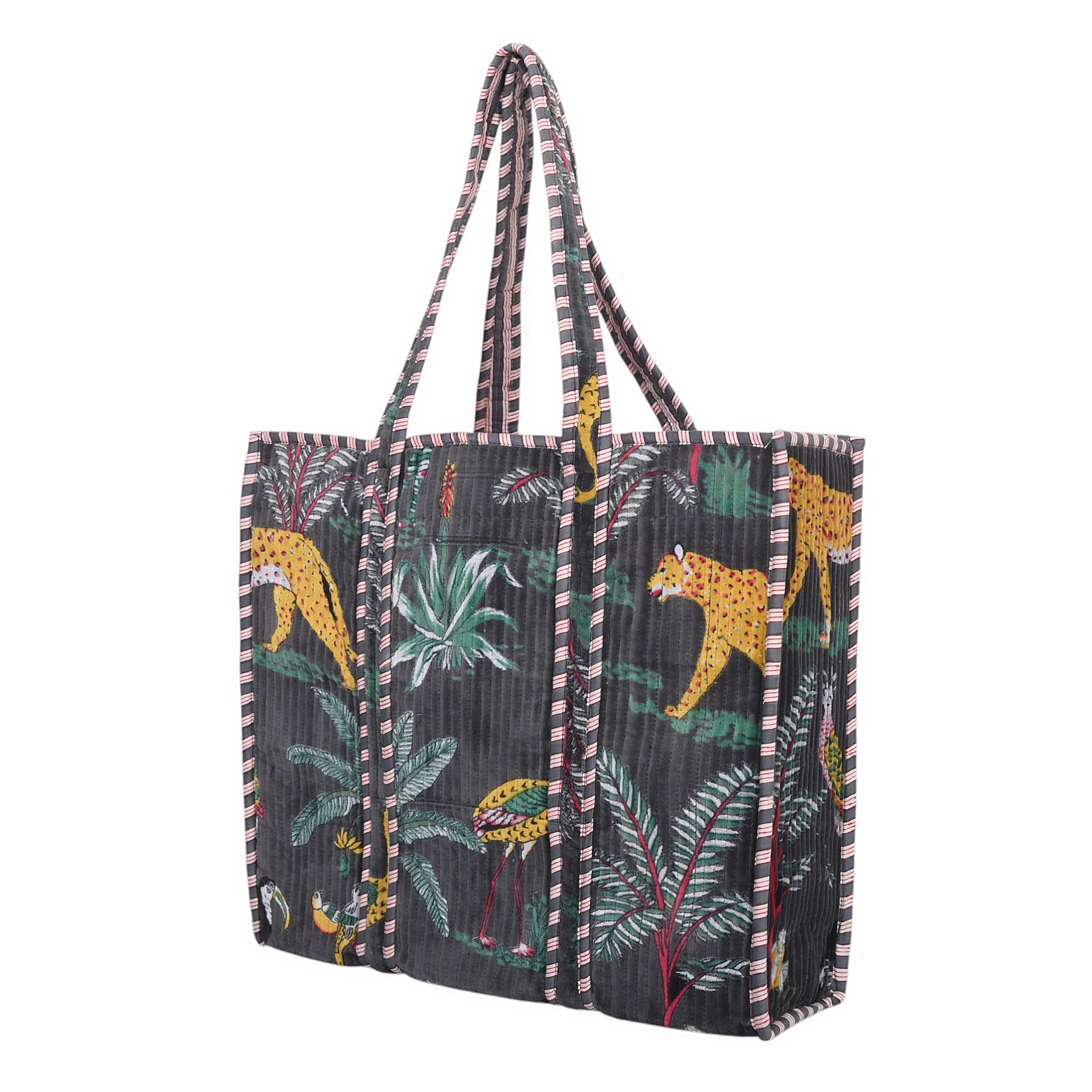 The Jungle Tote in Velvet - Image 72