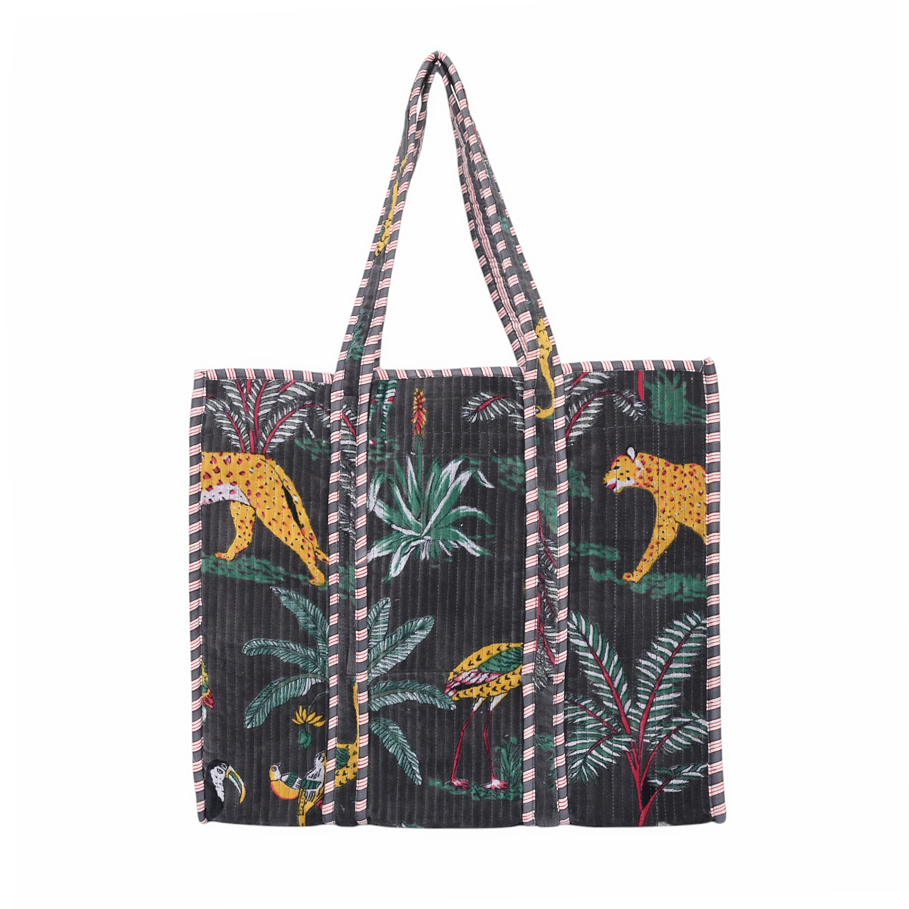 The Jungle Tote in Velvet - Image 73
