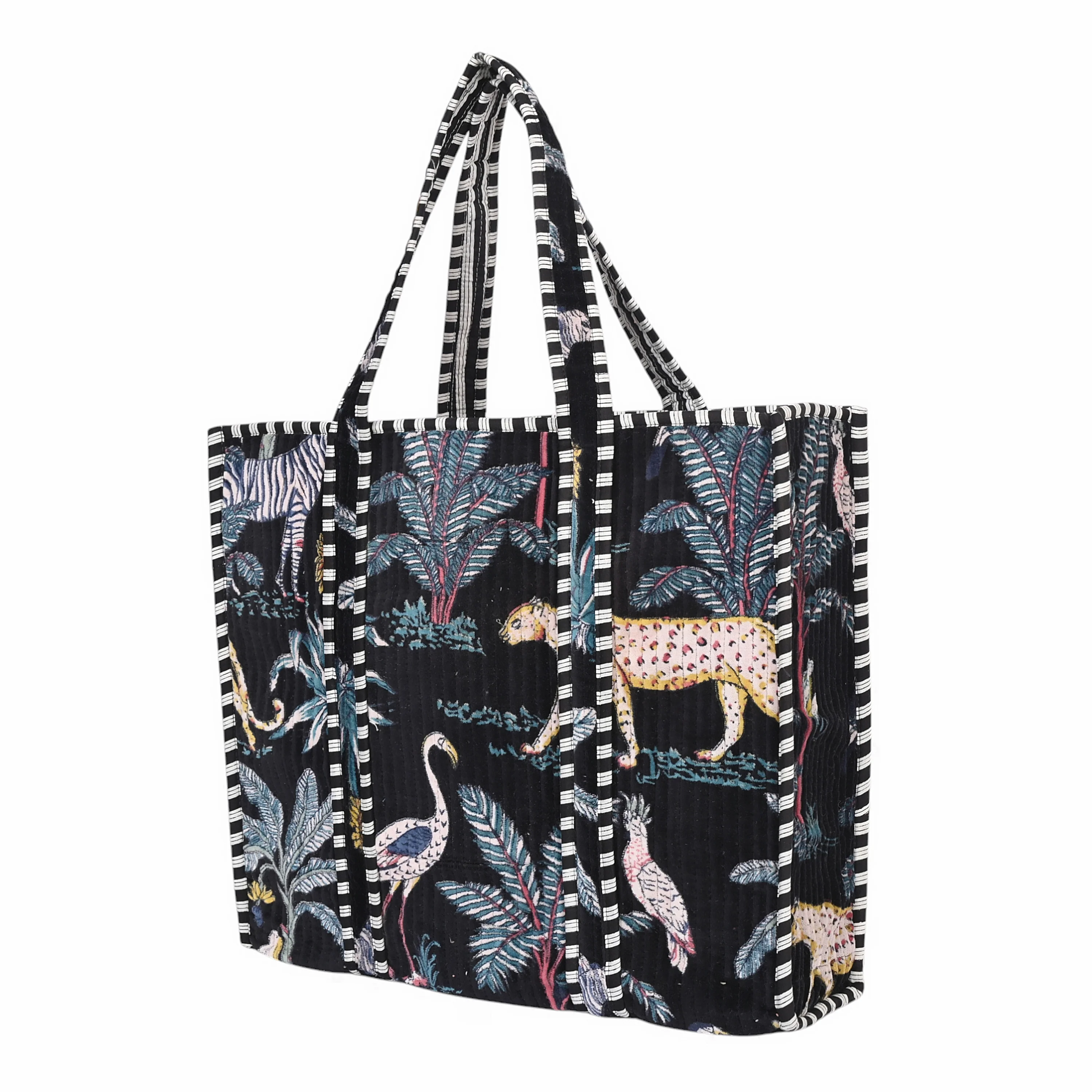 The Jungle Tote in Velvet - Image 76