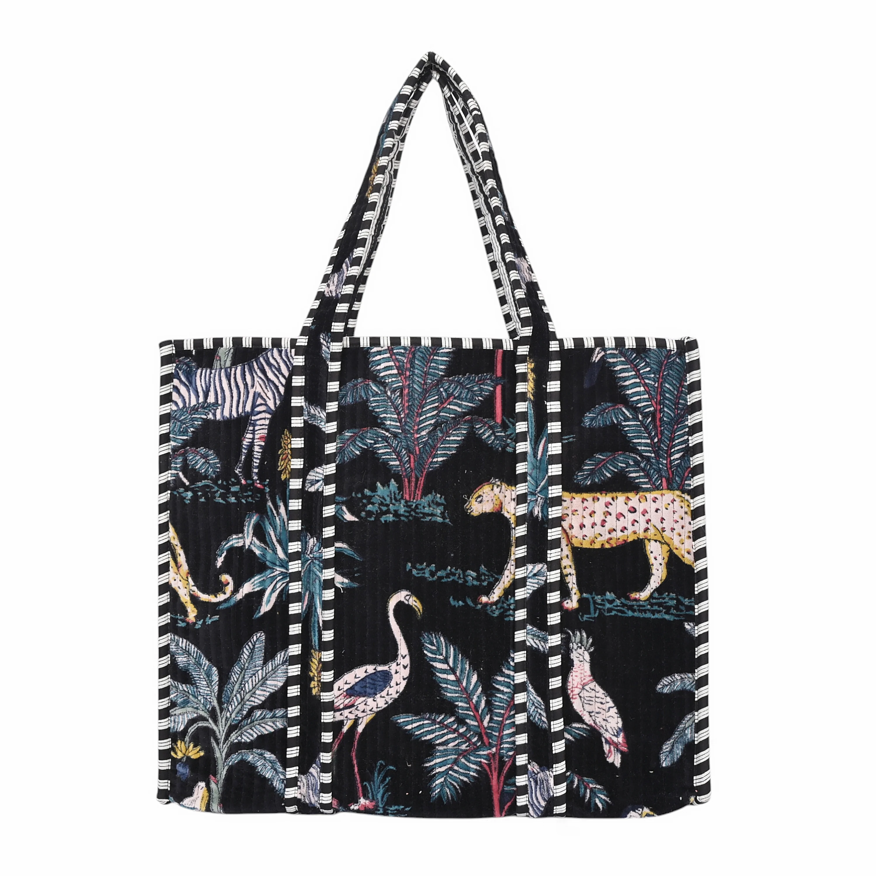 The Jungle Tote in Velvet - Image 77