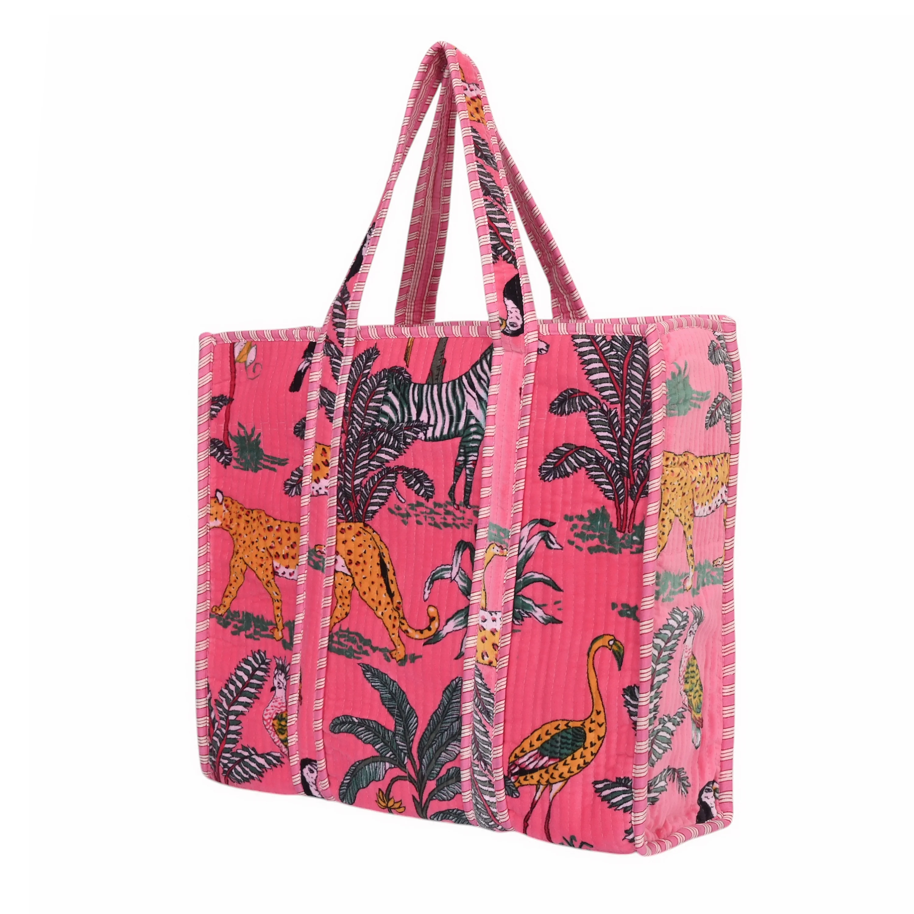 The Jungle Tote in Velvet - Image 81