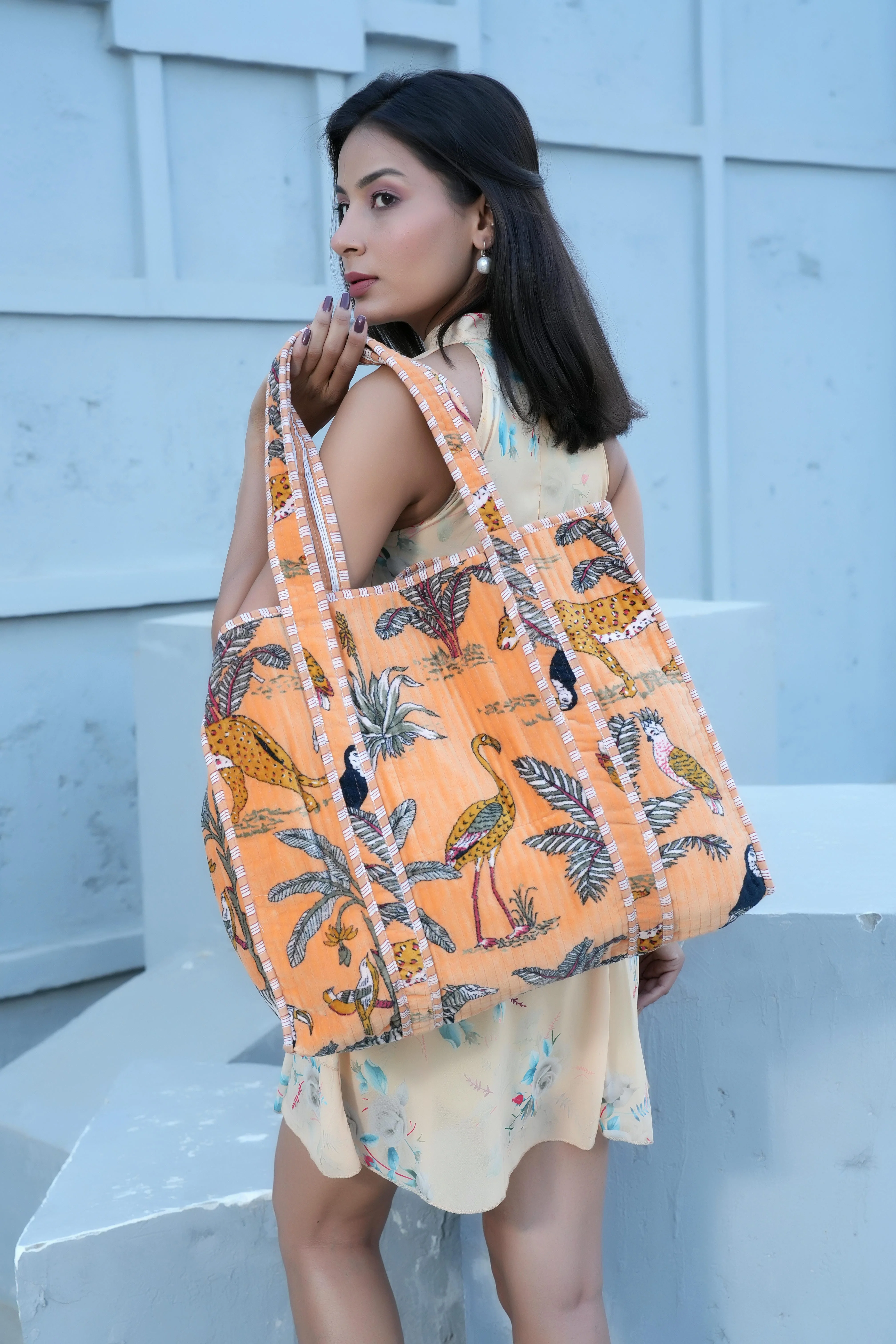 The Jungle Tote in Velvet - Image 95