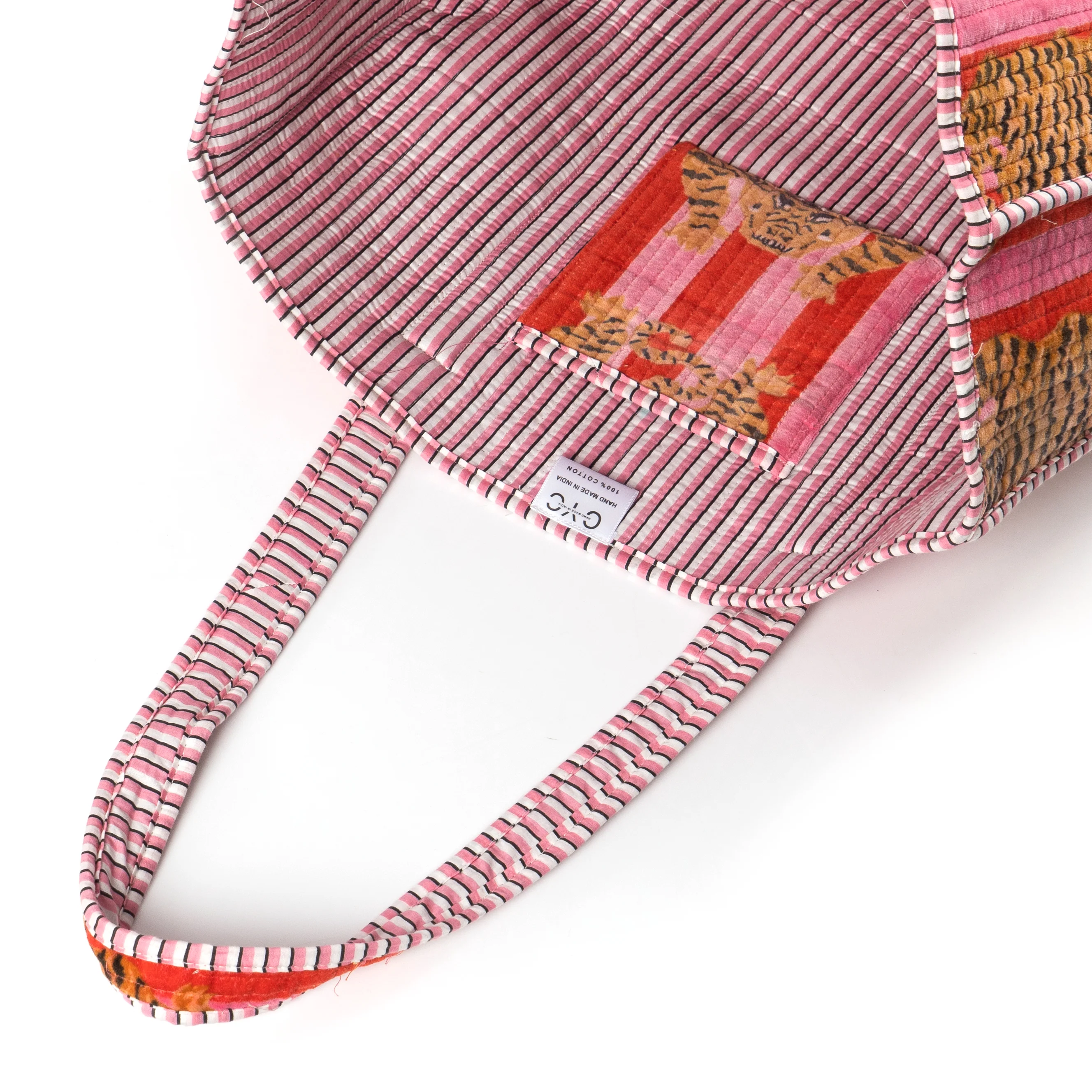 The Tibetan Tiger Tote in Velvet - Image 10