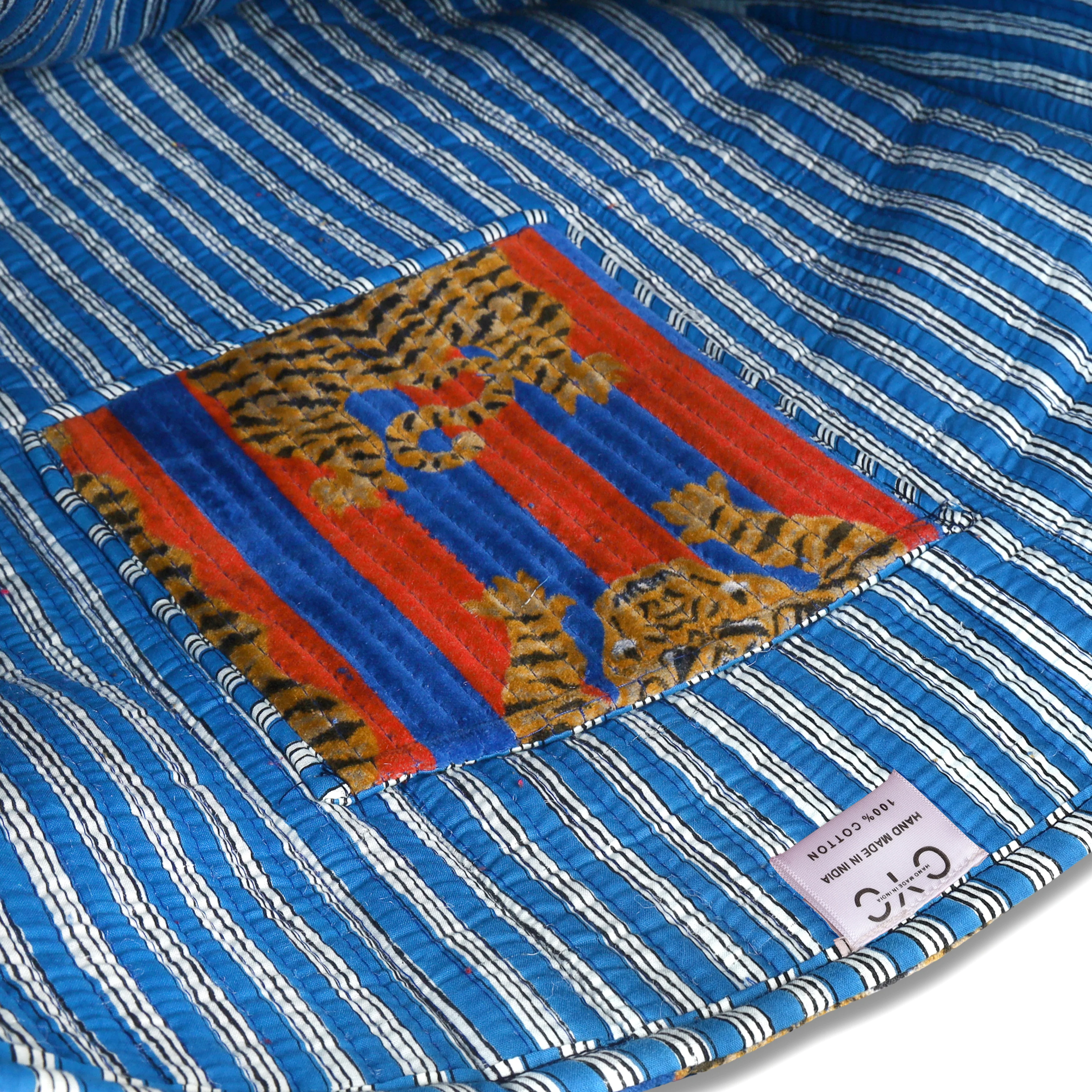 The Tibetan Tiger Tote in Velvet - Image 13