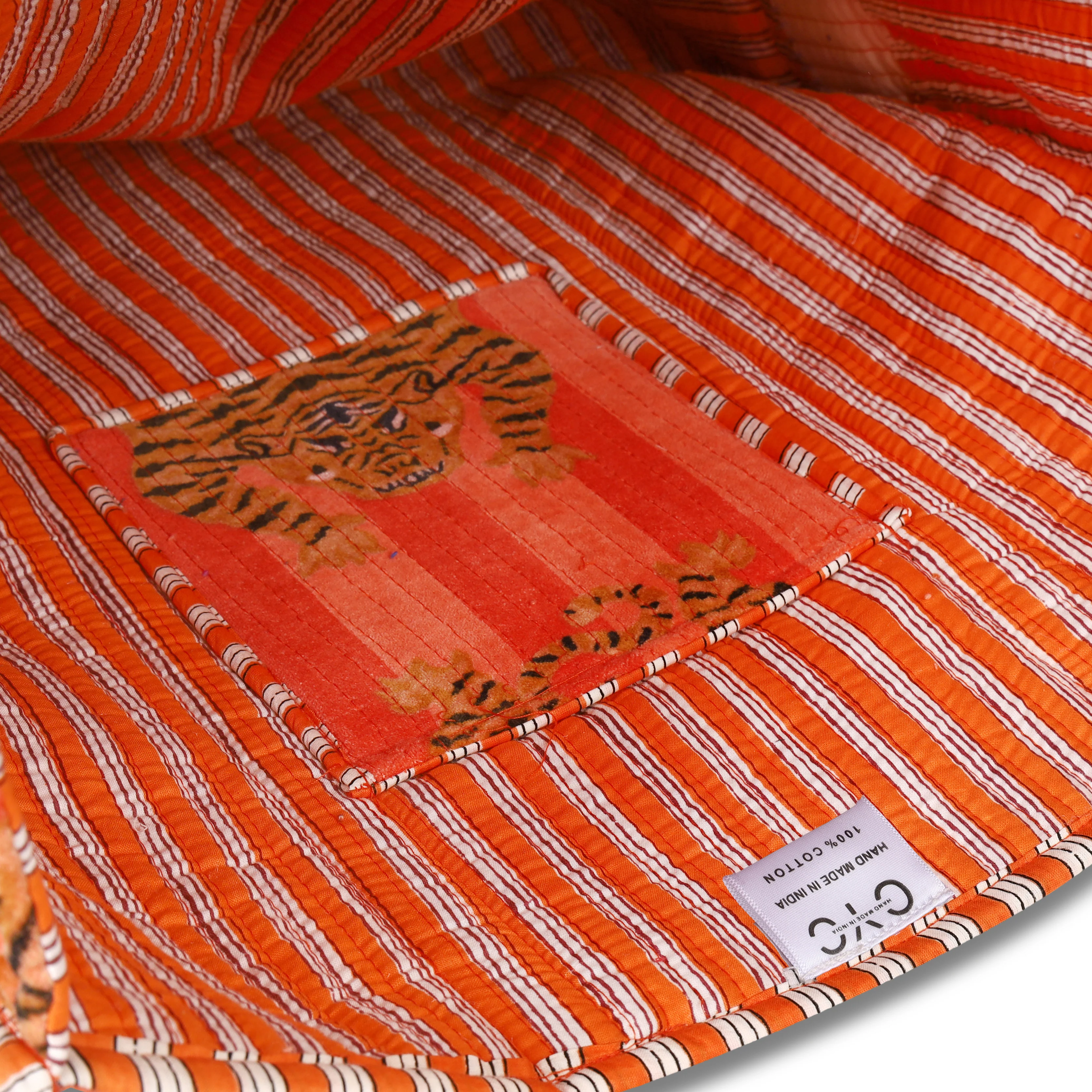 The Tibetan Tiger Tote in Velvet - Image 16