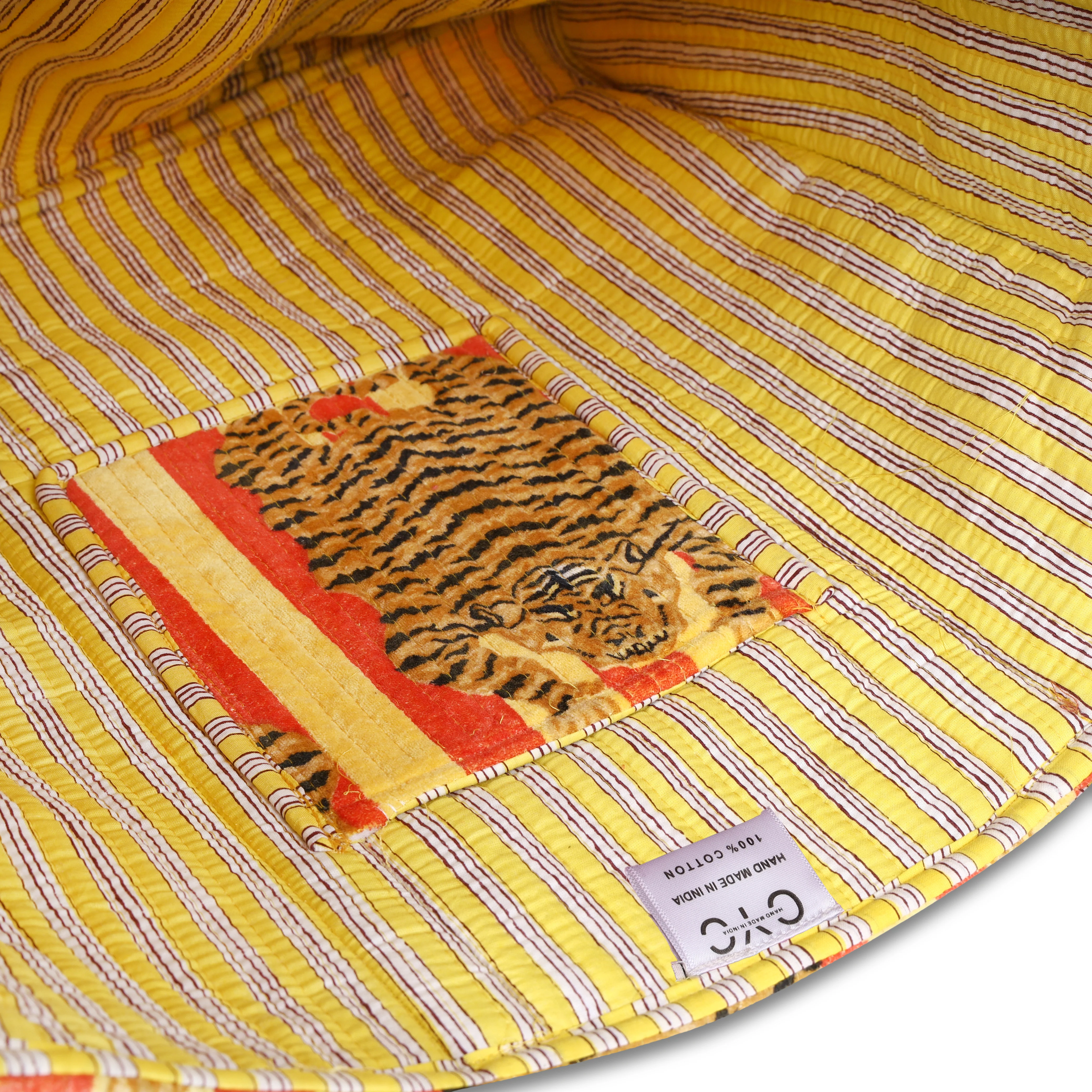 The Tibetan Tiger Tote in Velvet - Image 19