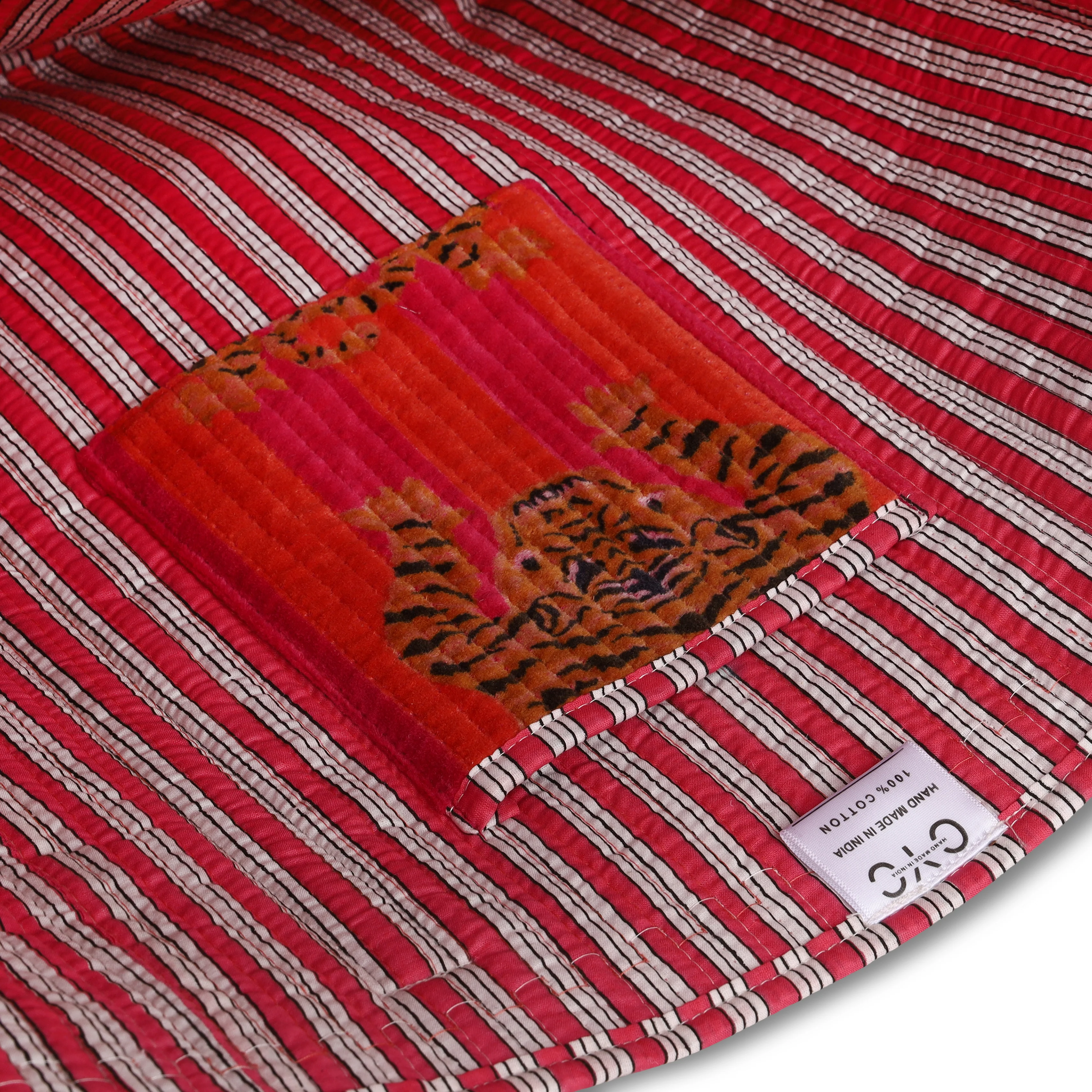 The Tibetan Tiger Tote in Velvet - Image 35