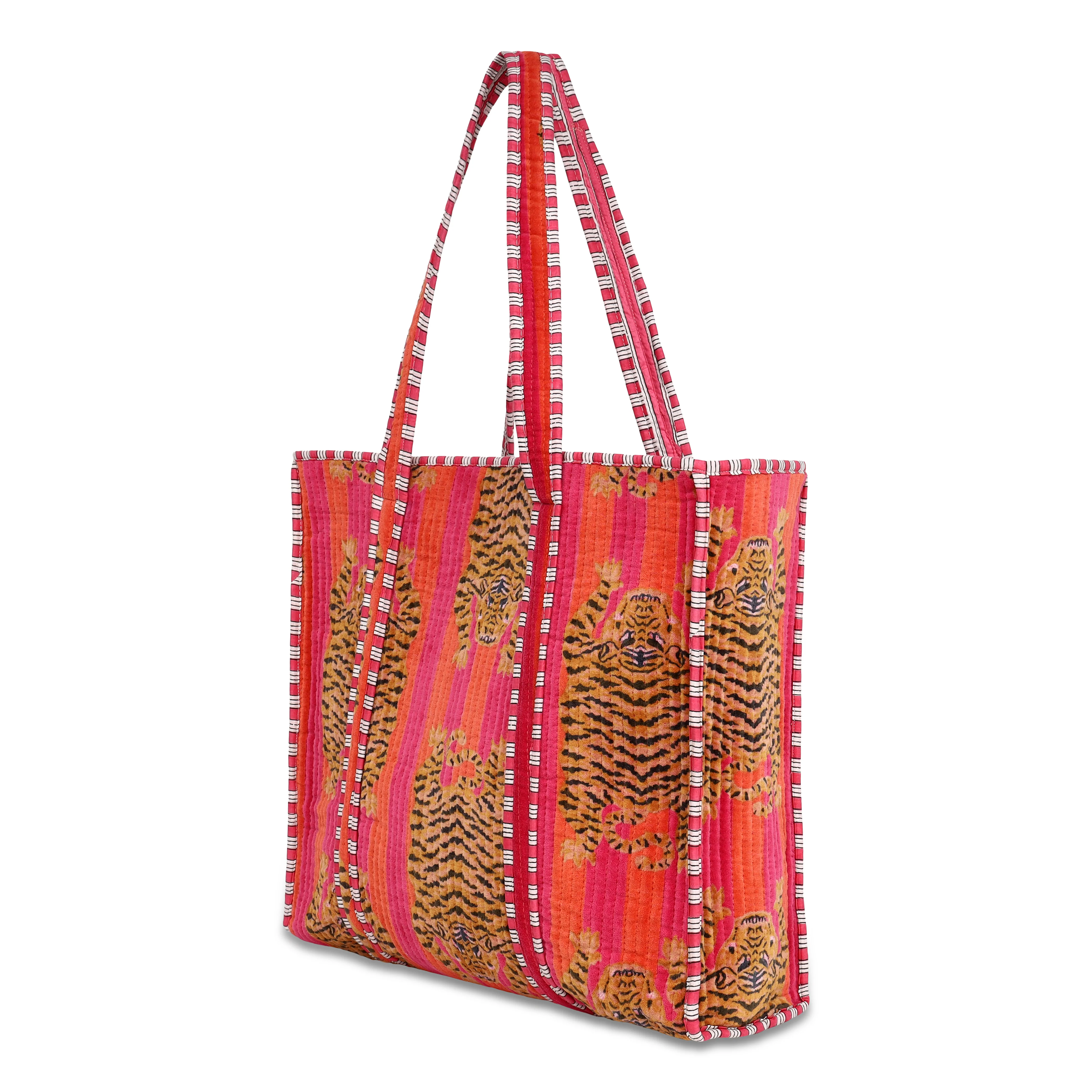 The Tibetan Tiger Tote in Velvet - Image 36
