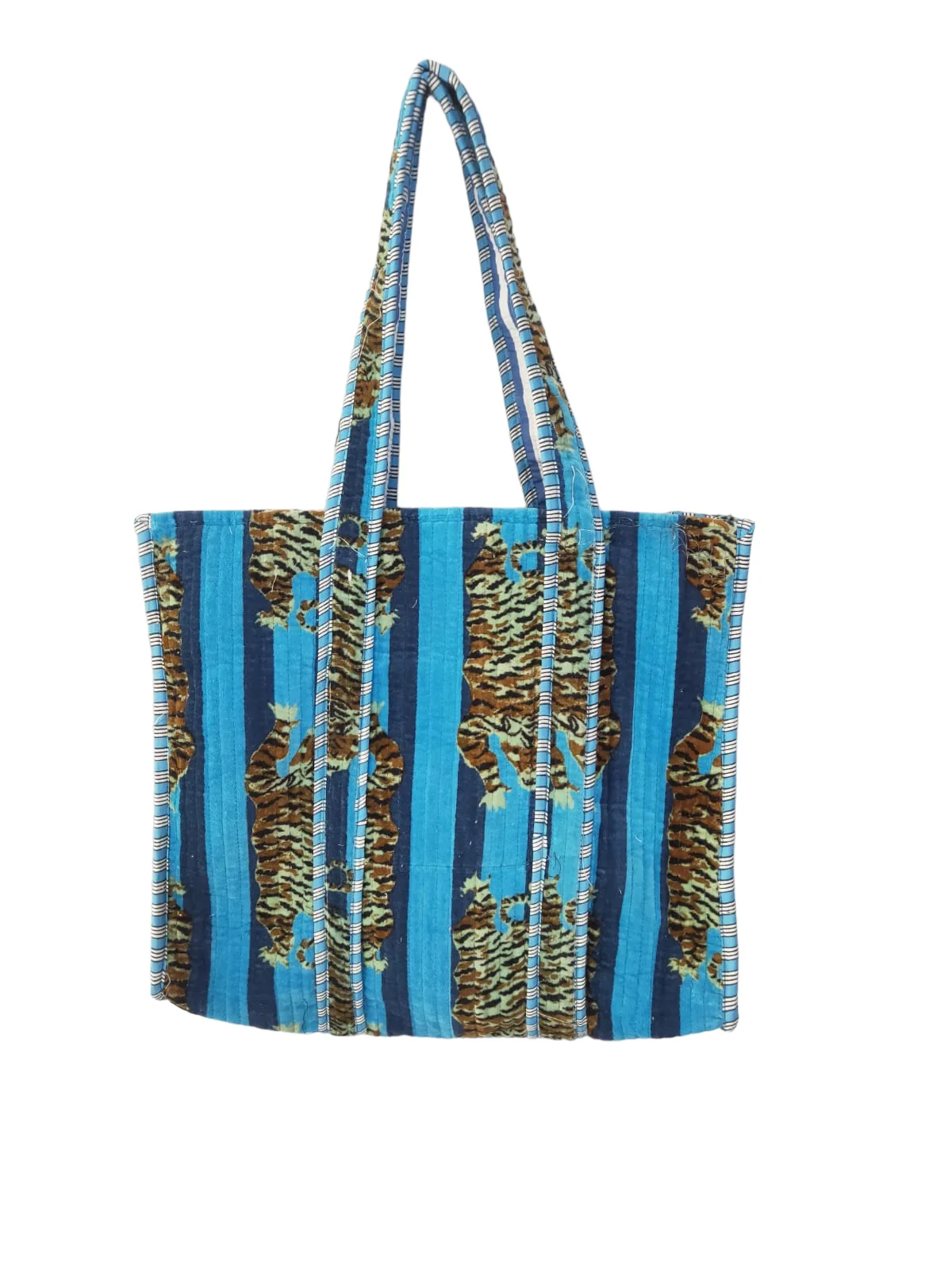 The Tibetan Tiger Tote in Velvet - Image 5
