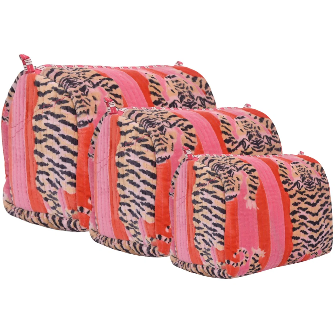 Tibetan Tiger Velvet 3 Piece Travel Set - Image 3