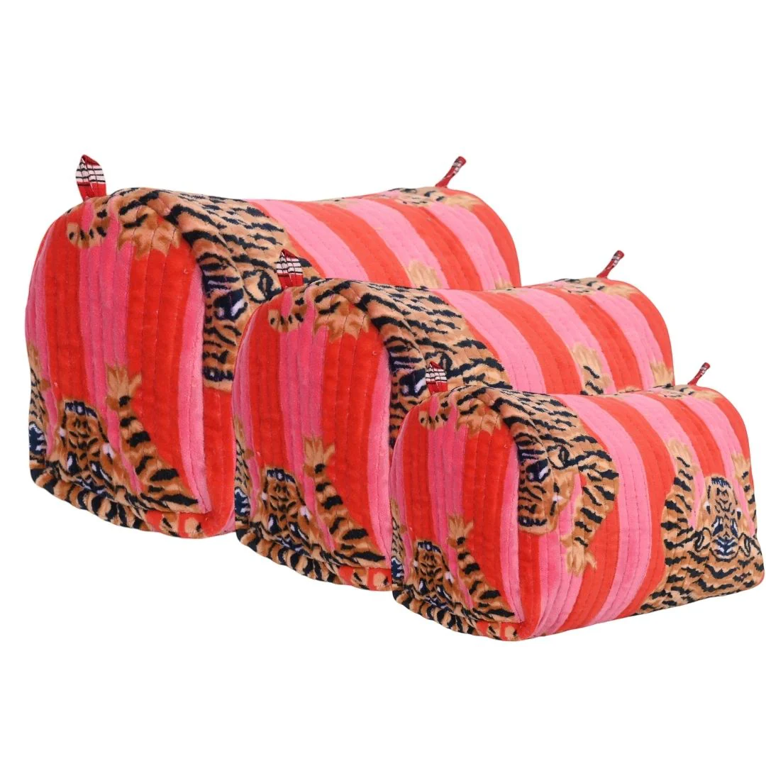 Tibetan Tiger Velvet 3 Piece Travel Set - Image 4